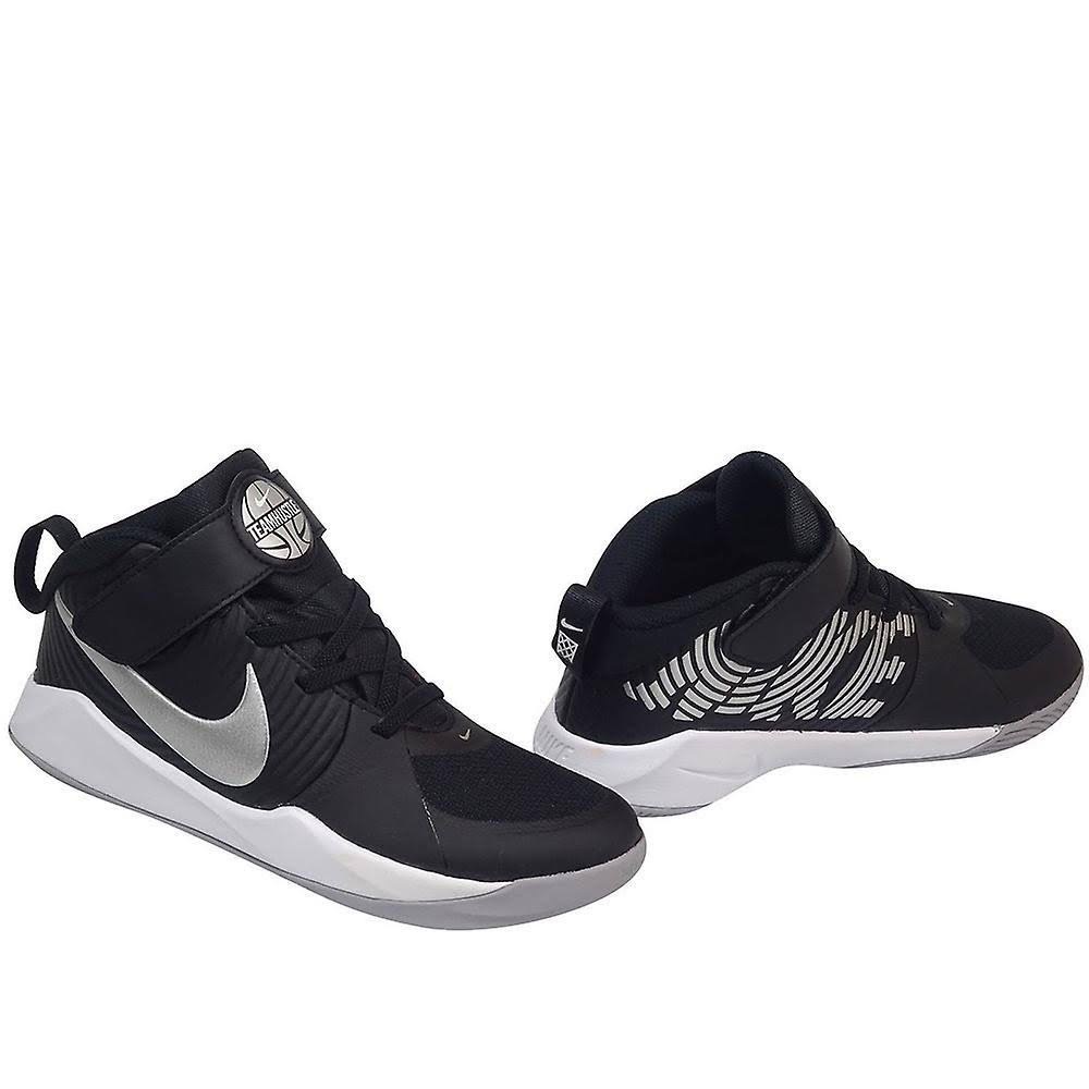 Nike Team Hustle D 9 (PS) Black/Silver Boy's Sneakers-Sz 11C